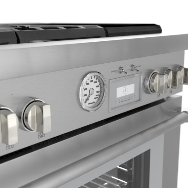 Dual Fuel Professional Range, 36'' Pro Grand® Commercial Depth, Stainless Steel