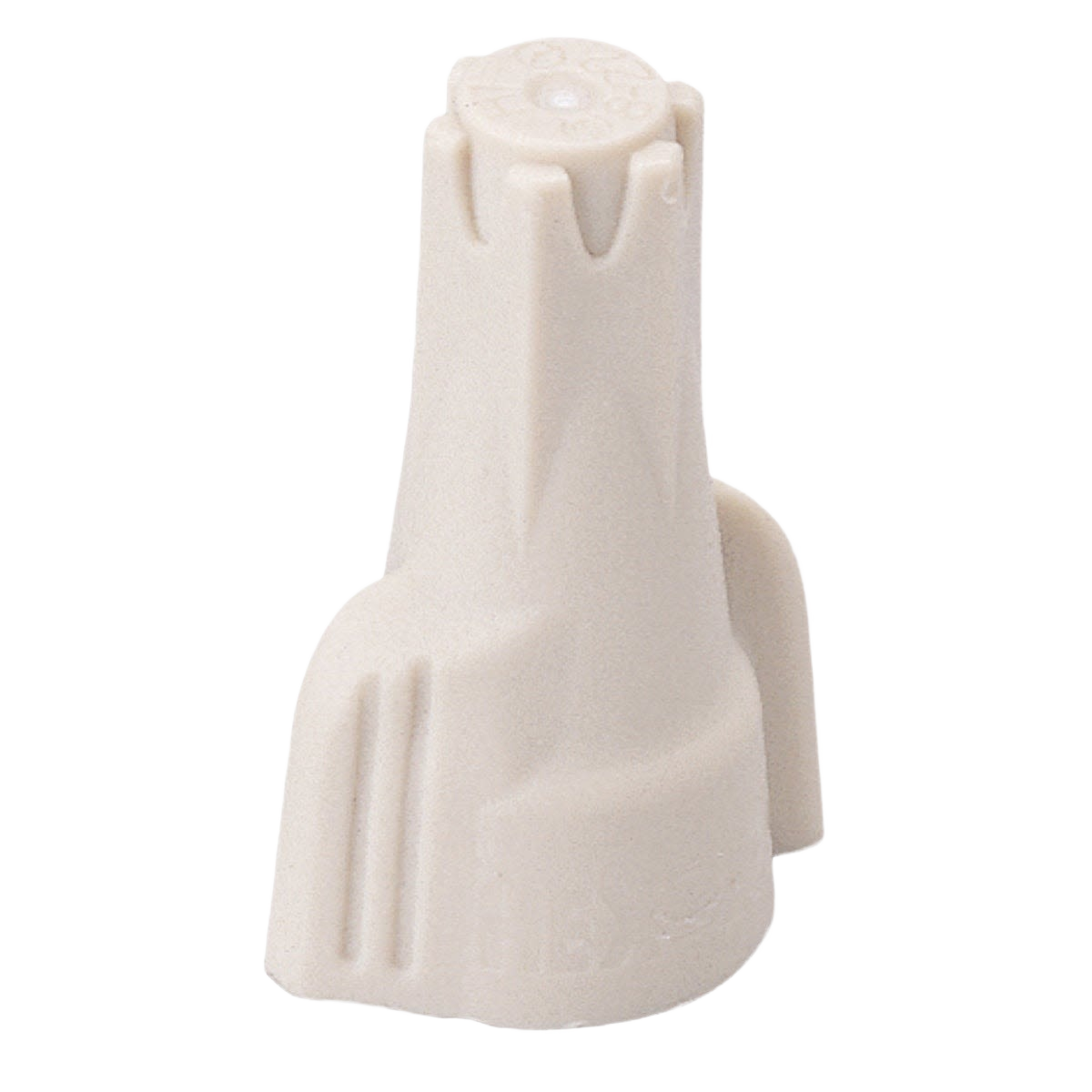 White Hex-Lok wire connector for 22 to 8 AWG wiring, suitable for electrical and home improvement tasks