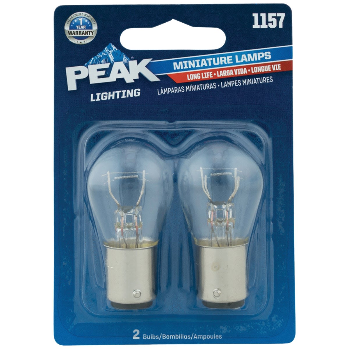 Two miniature automotive light bulbs in sealed blue packaging for automotive use under $50 collection