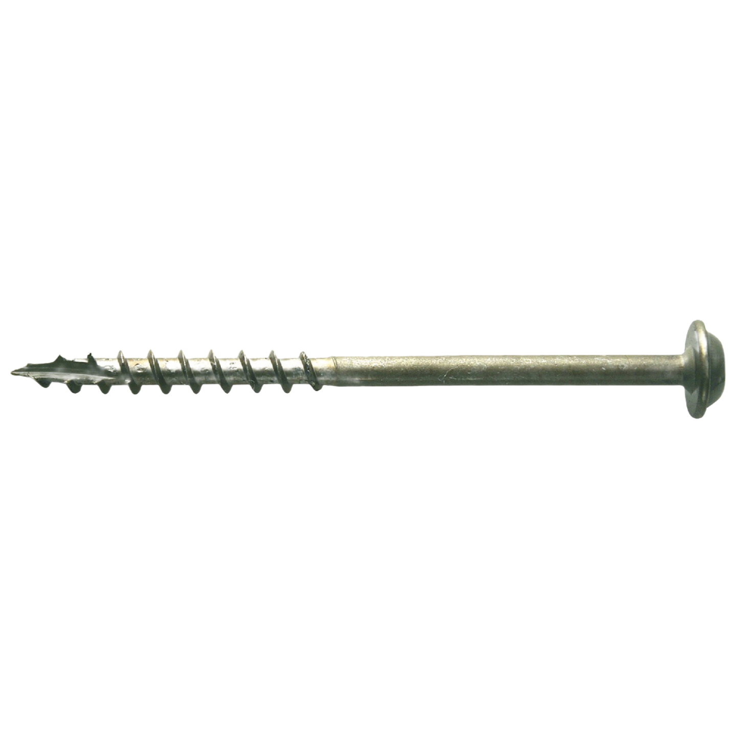 Zinc-coated coarse thread pocket hole screw with washer head for woodworking tool accessories and home improvement projects