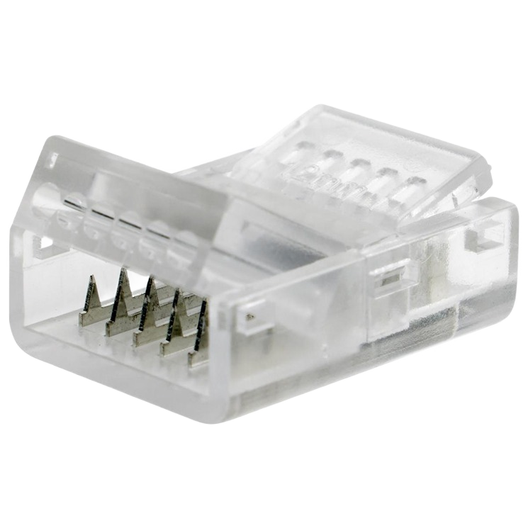Clear plastic wire to tape connector with metal pins for electrical and lighting projects under $50 collections