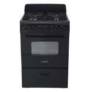 Avanti 24" Compact Gas Range Oven - Black
