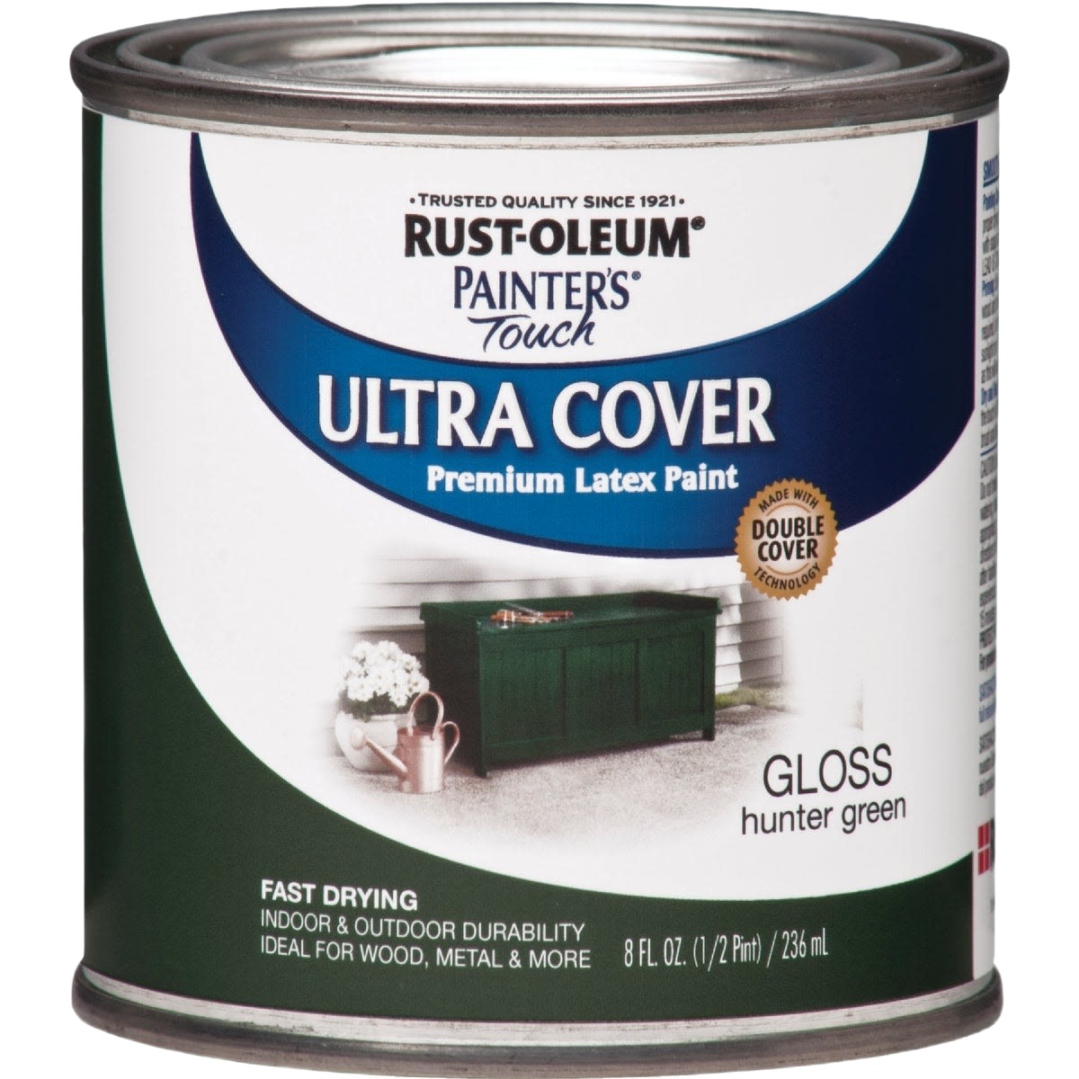 Gloss hunter green multi-purpose paint can for indoor and outdoor home improvement projects under $50 collection