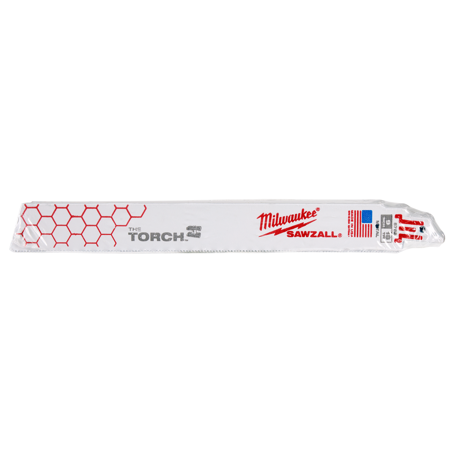 Milwaukee 9" 18 TPI TORCH™ SAWZALL® Blade for Medium Metal Bulk 25