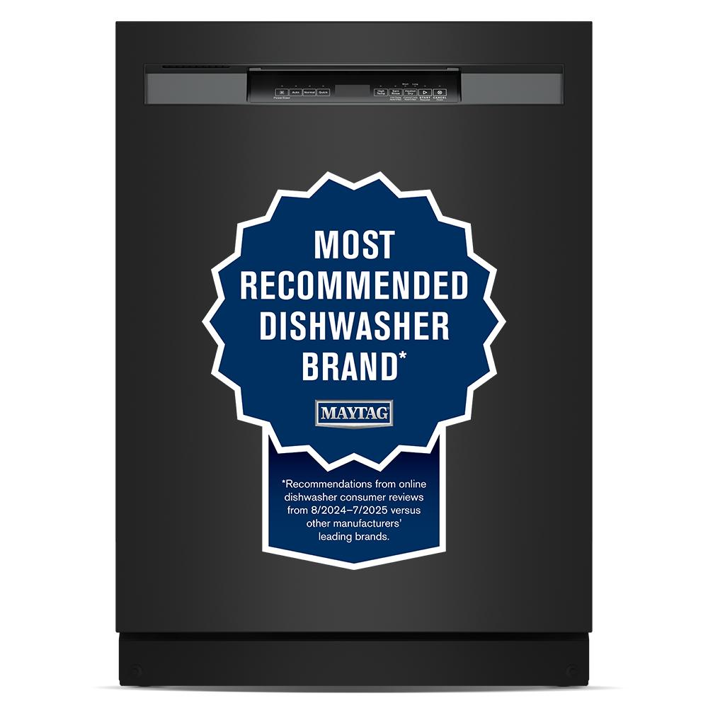 Front Control Dishwasher with PowerBlast® cycle and Heated Dry