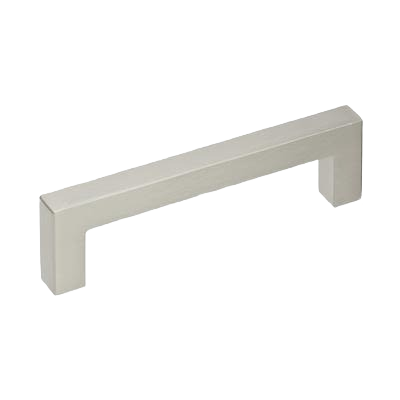 Satin nickel cabinet pull with modern square design for hardware and furniture accessories under $50 collections