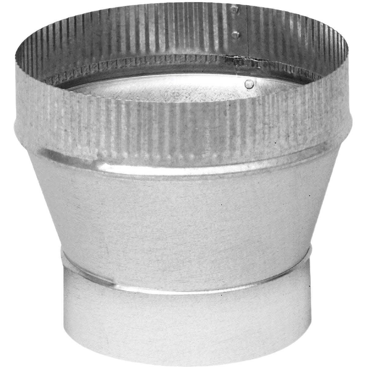 Galvanized metal increaser for round perimeter pipes, suitable for plumbing in Home Improvement under $50 collection