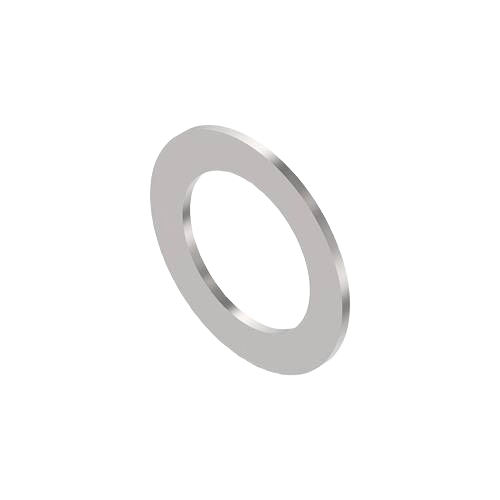 Metal round hole washer with smooth edges from John Deere hardware collection for nuts, bolts, and parts repair