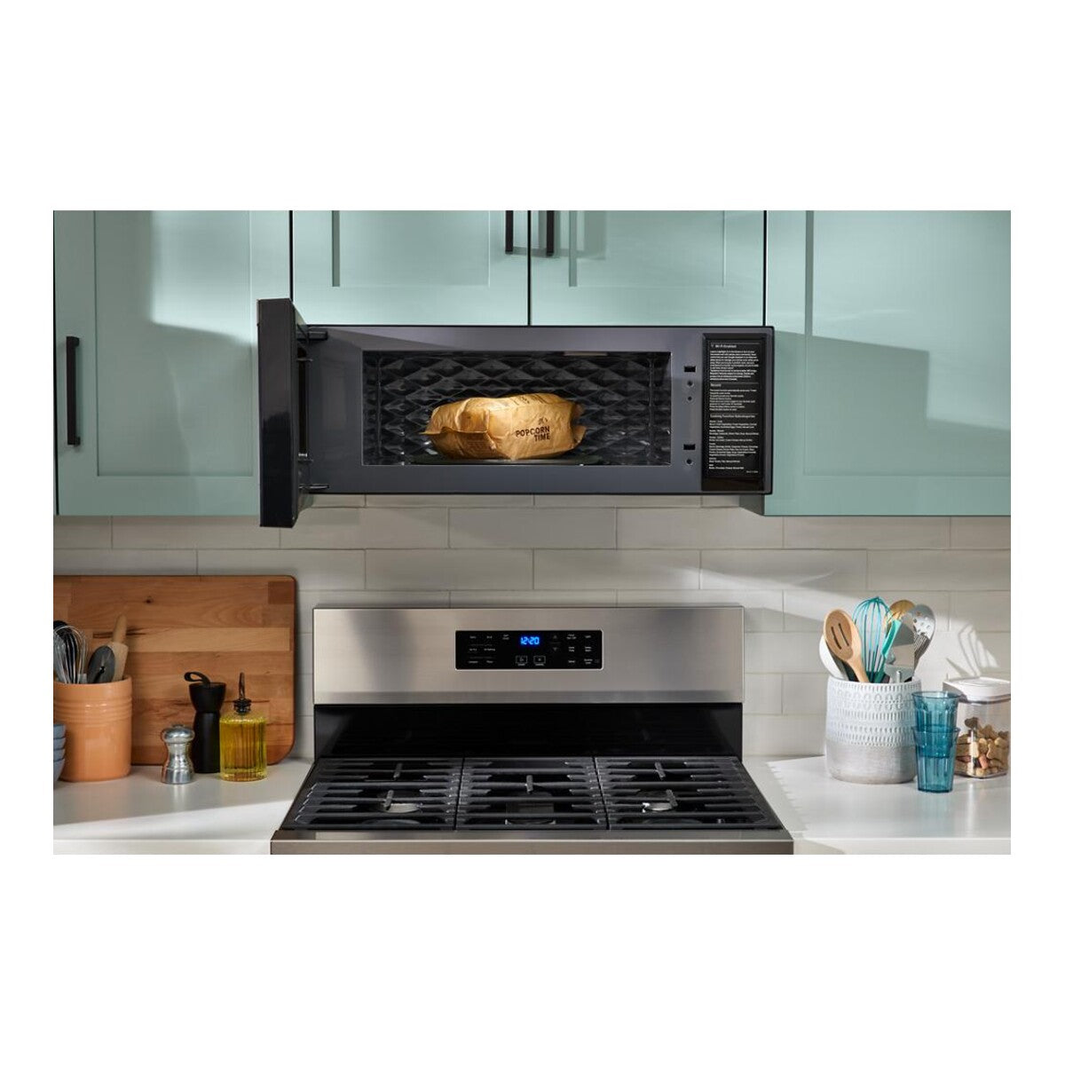 1.1 cu. ft. Smart Low Profile Microwave Hood Combination with 450 CRM 4-Speed Venting