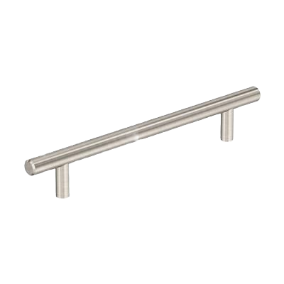 Sterling nickel bar pull with 6-5/16 inch center spacing for cabinet and furniture hardware collections