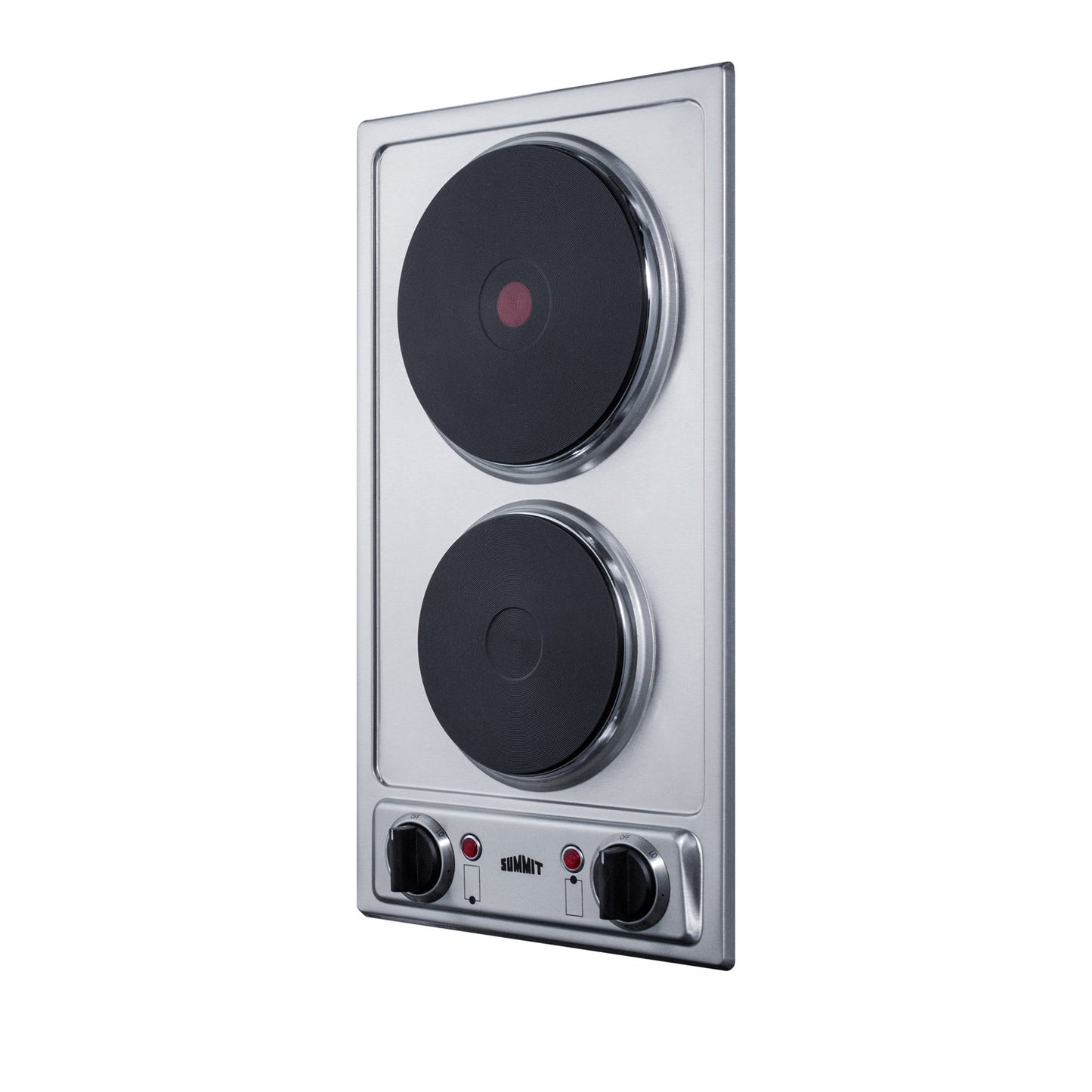 12" Wide 230V 2-Burner Solid Disk Cooktop