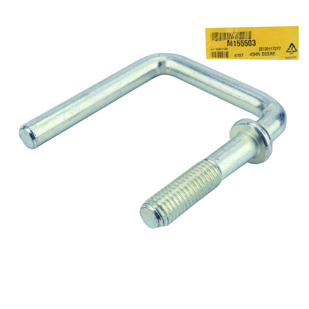 Galvanized steel U-bolt with threaded end for John Deere machinery in nuts, bolts, and washers under $50 collection