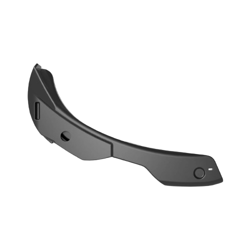 Black plastic mower deck mulch plug designed for John Deere mowing and cutting parts in automotive tools collections