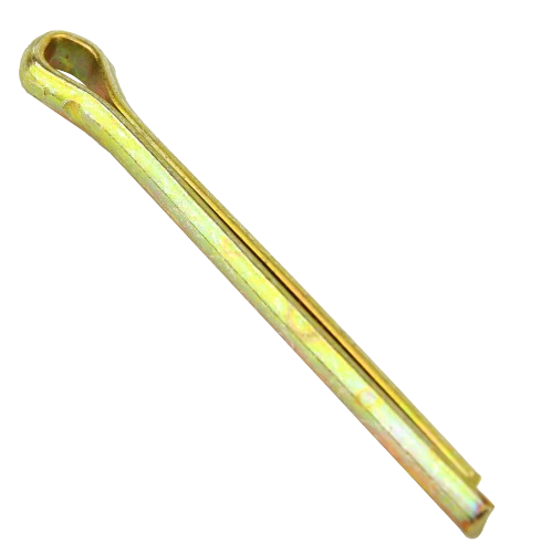 Yellow zinc-plated cotter pin for John Deere parts and accessories in tools and home improvement collections