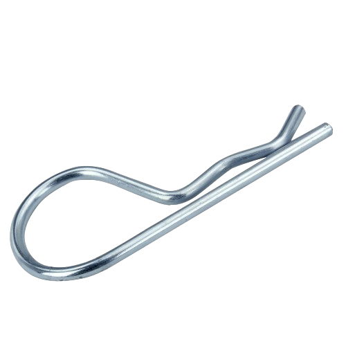 Silver metal spring locking pin designed for secure attachment in John Deere parts and accessories under $50 collection
