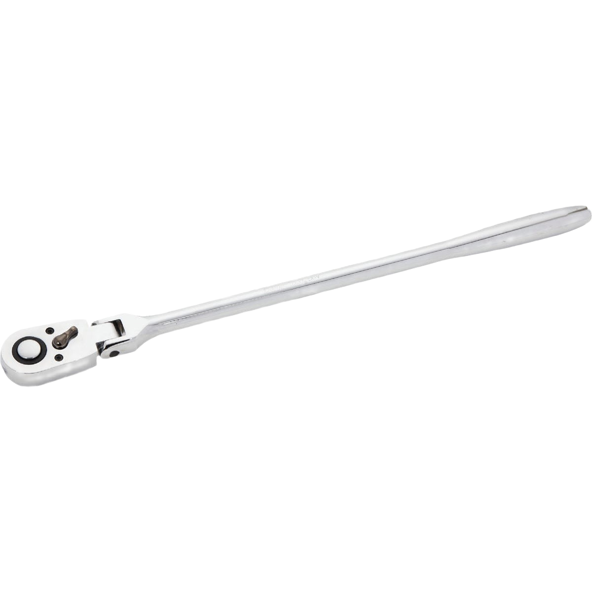 Silver flex head ratchet with 72-tooth gear and long handle for woodworking and home improvement tools under $100