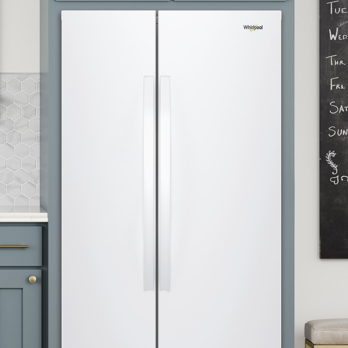 36-inch Wide Side-by-Side Refrigerator - 25 cu. ft.