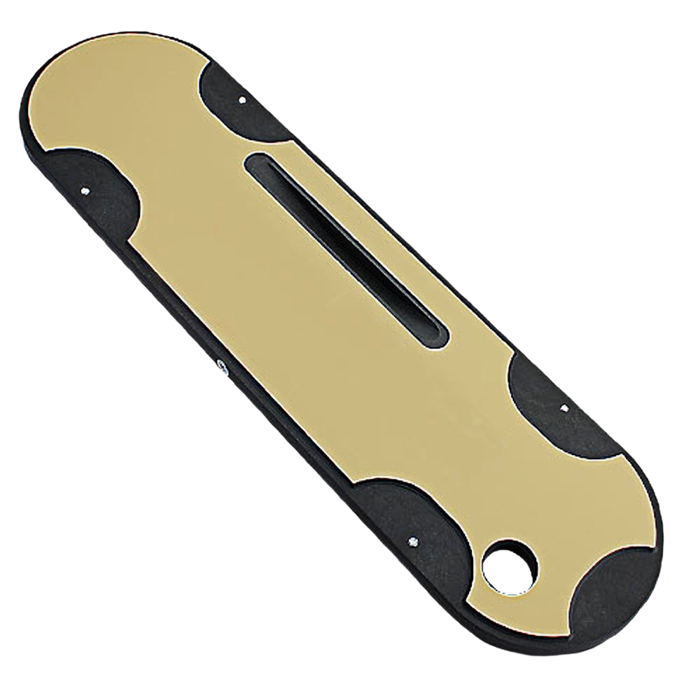 High-density phenolic zero clearance insert with leveling screws for precision table saw accessory collections under $50.