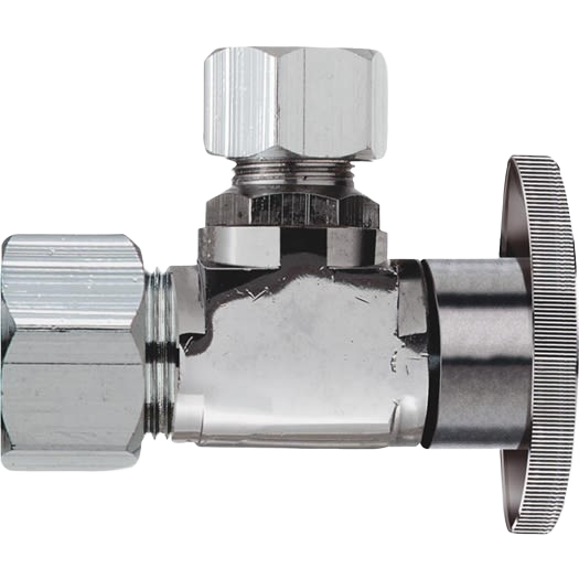 Do it Best 5/8" OD x 1/4" OD Quarter Turn Angle Valve