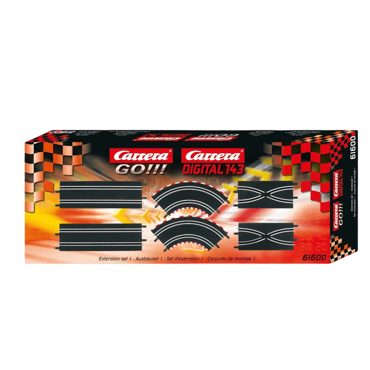 Carrera GO!!! track extension featuring curve and lane change pieces for Vehicles & Remote Controlled Toys and Carrera collections