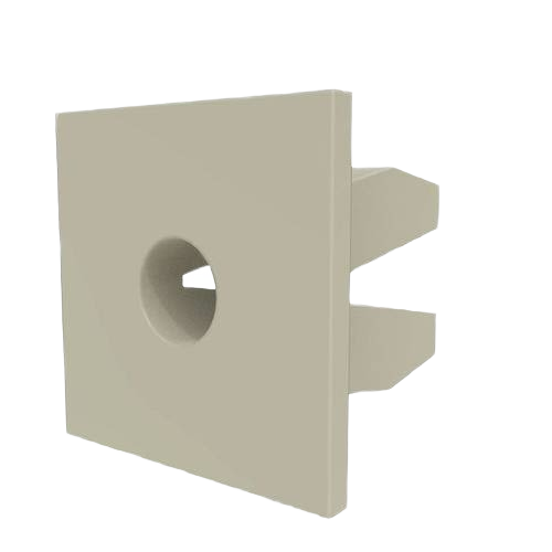 Square beige grommet nut designed for John Deere equipment in parts and hardware collections under $50.