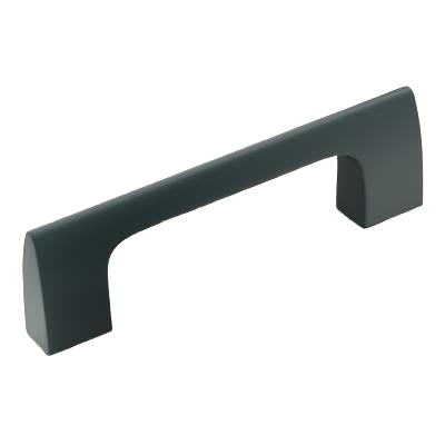 Matte black 3-inch center-to-center cabinet pull with sleek modern design for hardware and furniture accessories under $50