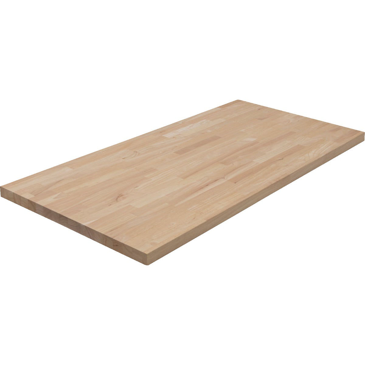 25 x 50 in. Unfinished Hevea Wood Butcher Block