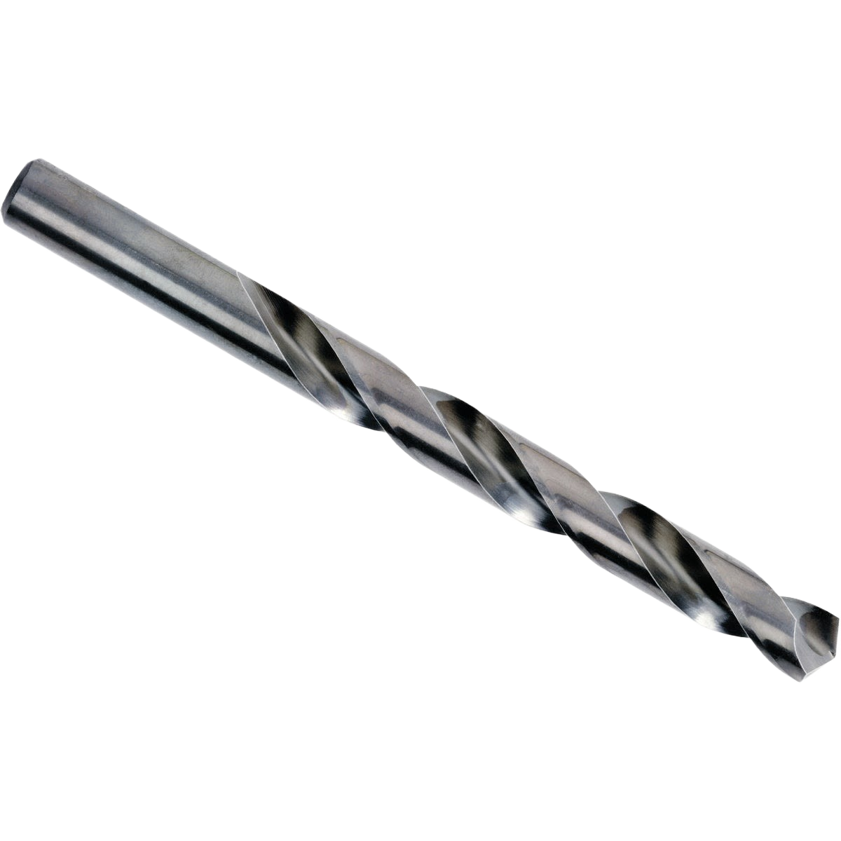 Extended length metal drill bit with spiral flutes for precise drilling in tool accessories and power tool collections