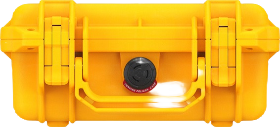 Durable yellow protective case with secure latches for reliable equipment storage in Storage & Organization under $100 collection