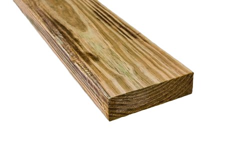 Piece of treated 2x6 lumber with smooth finish for durable home improvement and building projects under $50