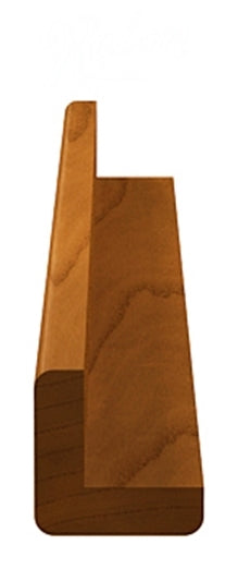 Smooth-finished oak outside corner piece designed for home improvement and woodworking projects