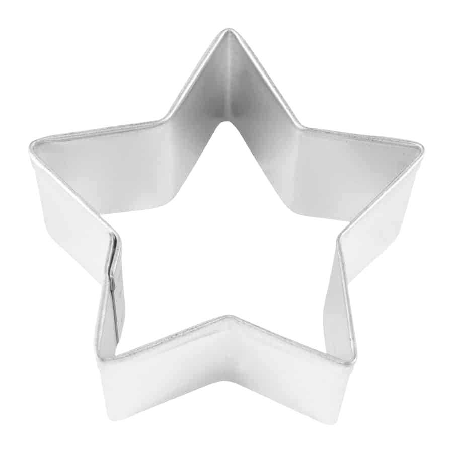 3.5-inch tinplated steel star-shaped cookie cutter for kitchenware, bakeware, and creative baking projects