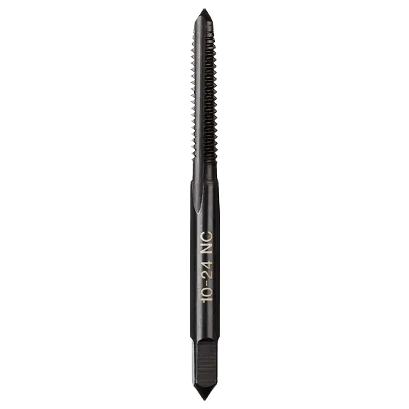 Metal 10-24 NC straight flute plug tap for threading in tool accessories and drill bits collections under $50