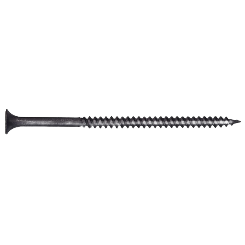 Black hexagonal head screw with fine threading for fastening drywall in hardware and fasteners collection under $50