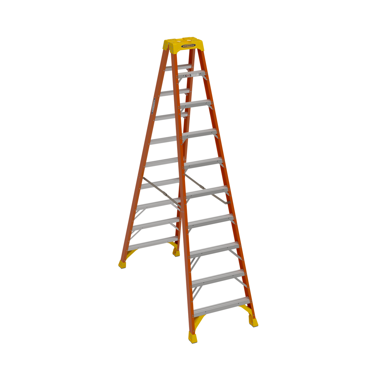 Werner 10 ft. Fiberglass Step Ladder
