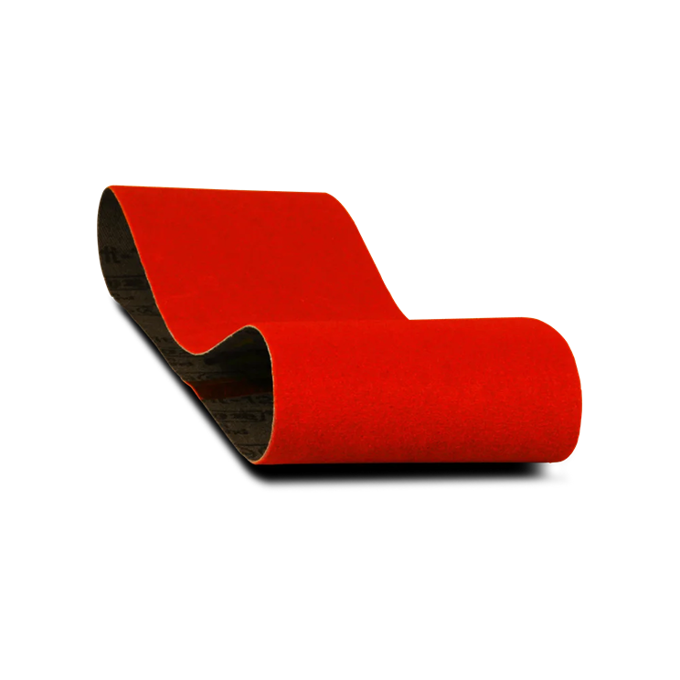 Set of five red 80-grit sanding belts for woodworking tools and home improvement projects under $50