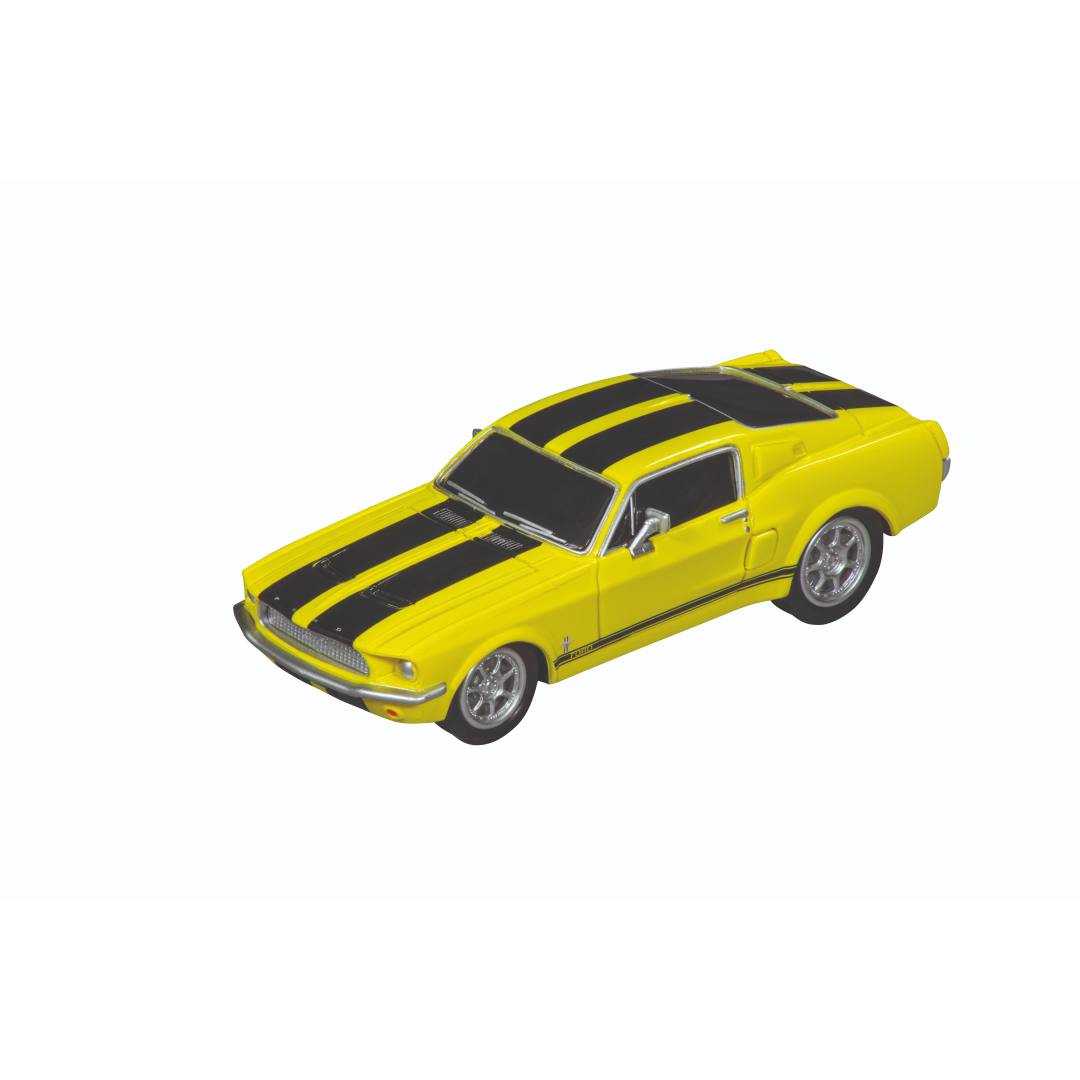 Yellow and black classic Mustang slot car model for Vehicles & Remote Controlled Toys and Toys & Games collections