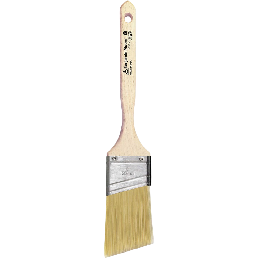 2-inch angled paint brush with extra firm bristles and wooden handle for home improvement and painting supplies collections