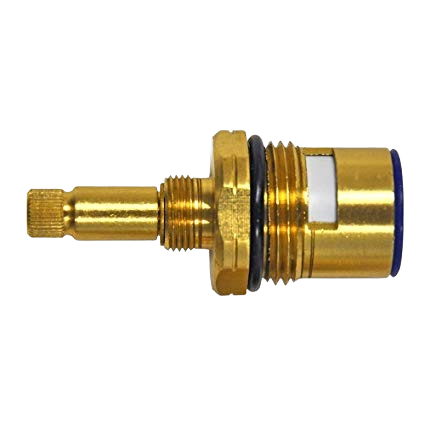 Brass cold faucet stem for plumbing repair and faucet parts to fix leaks in home improvement projects under $50