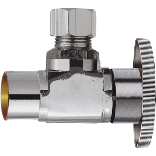 Do it Best 1/2" Sweat 3/8" OD Compression Quarter Turn Angle Valve