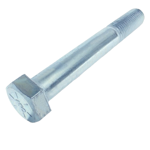 Hex head cap screw with partial threading in zinc finish for John Deere parts and home improvement tools collections