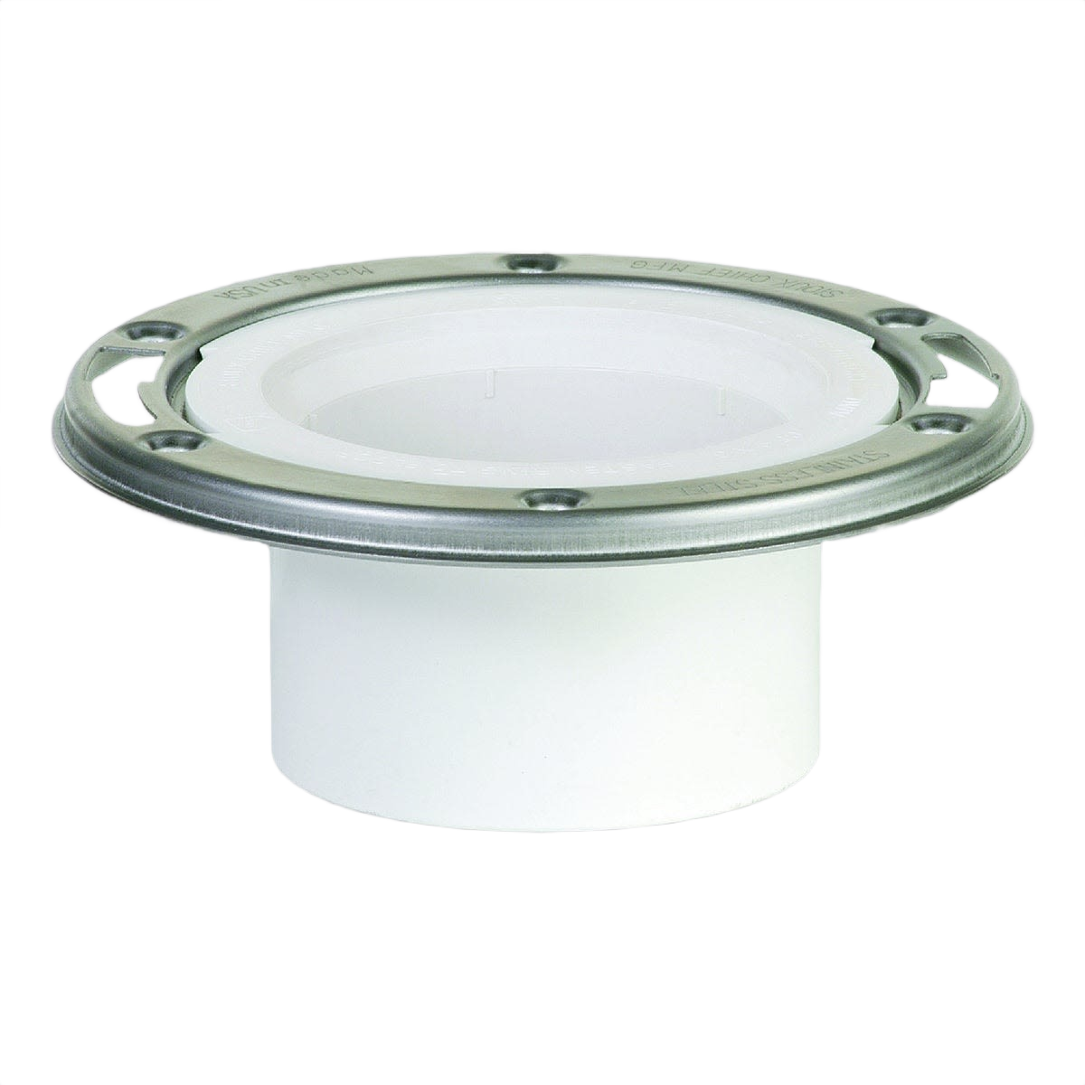Open PVC flange with stainless steel ring for plumbing in Pipes & Fittings and Under $50 collections