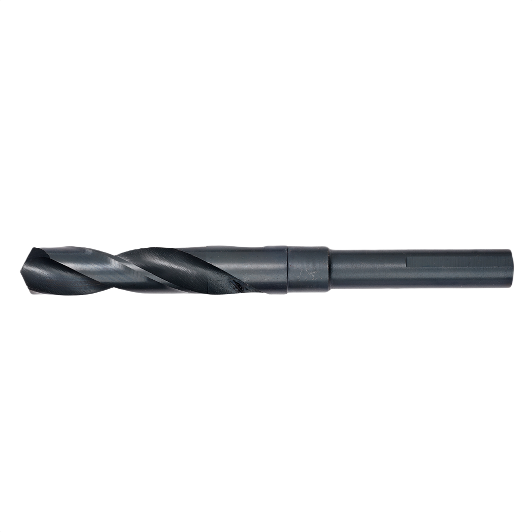 Black oxide 5/8 inch drill bit with parabolic flute and secure-grip shank for power tool accessories in home improvement collection
