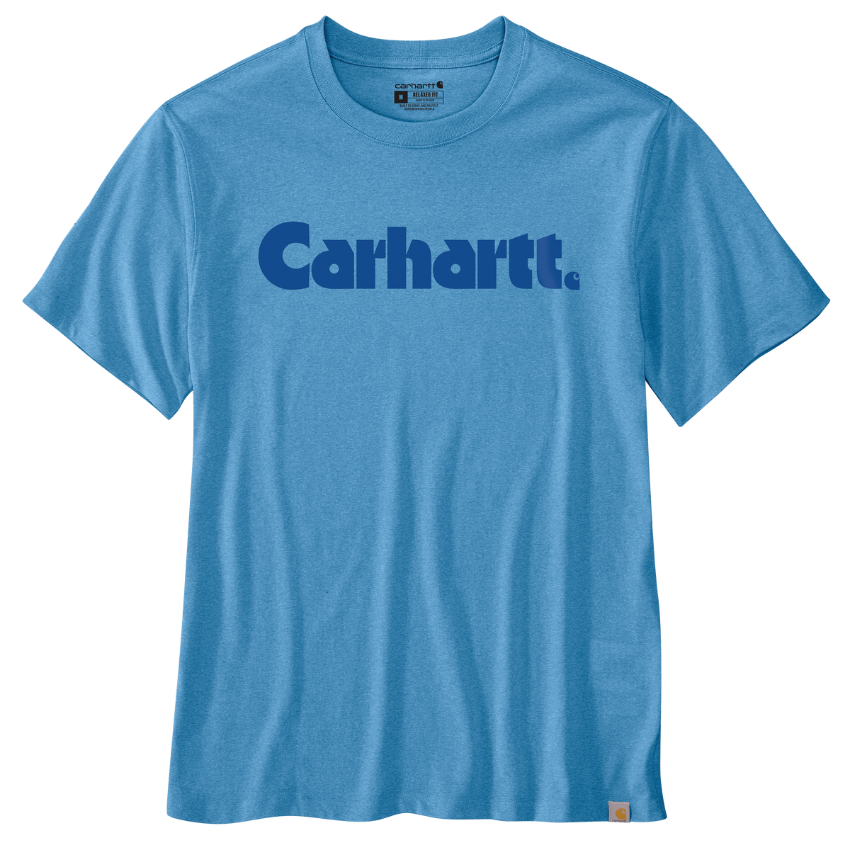 Carhartt Men's Relaxed Fit Lightweight Short-Sleeve Logo Graphic T-Shirt