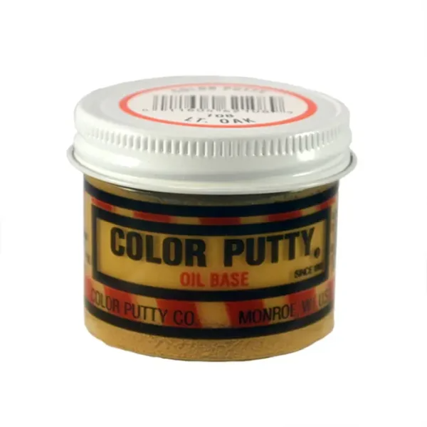 Small container of light oak oil-based wood filler for patching and repair in home improvement projects under $50 collections