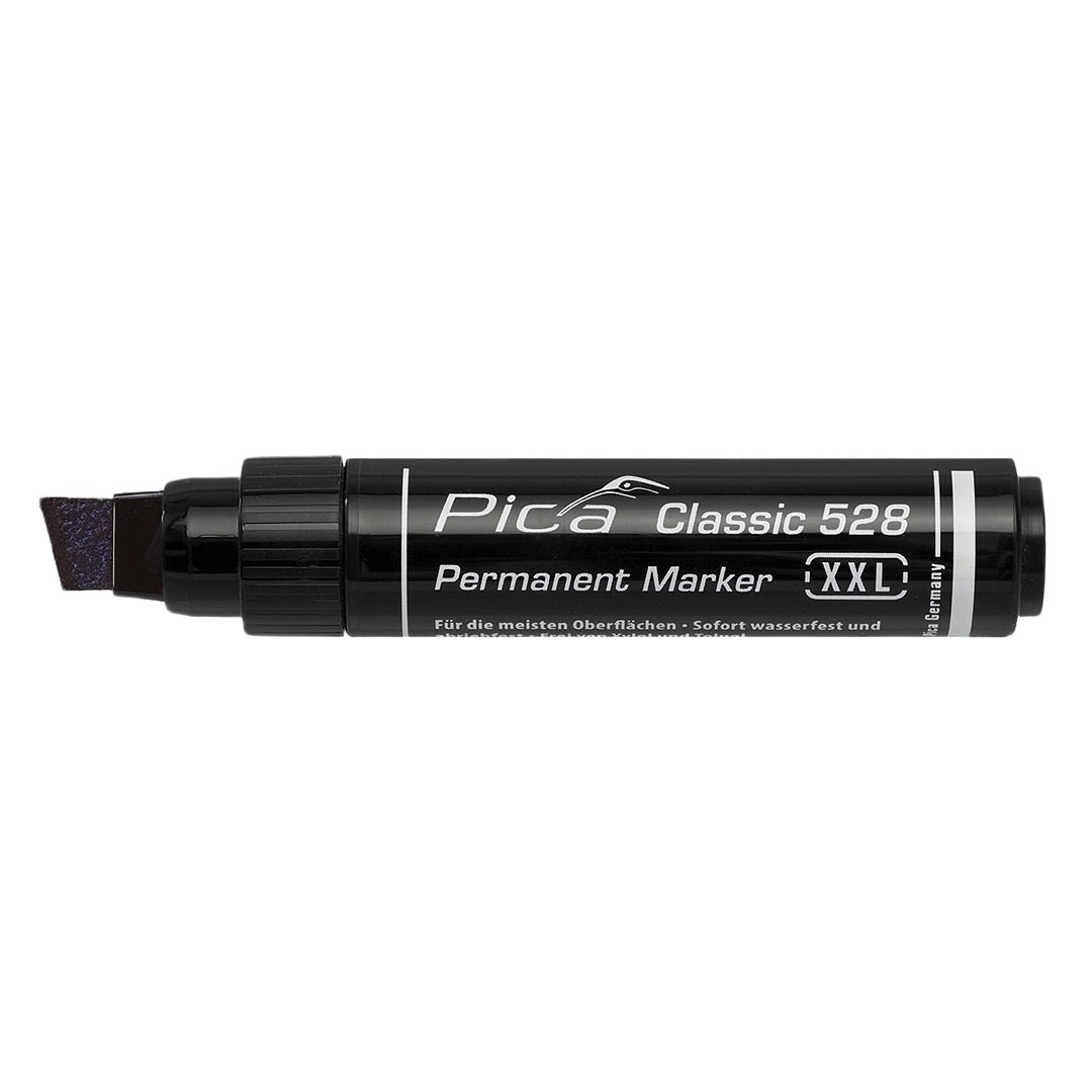 Black XXL permanent marker with chisel tip for woodworking and measuring tools in hand tools collection under $50