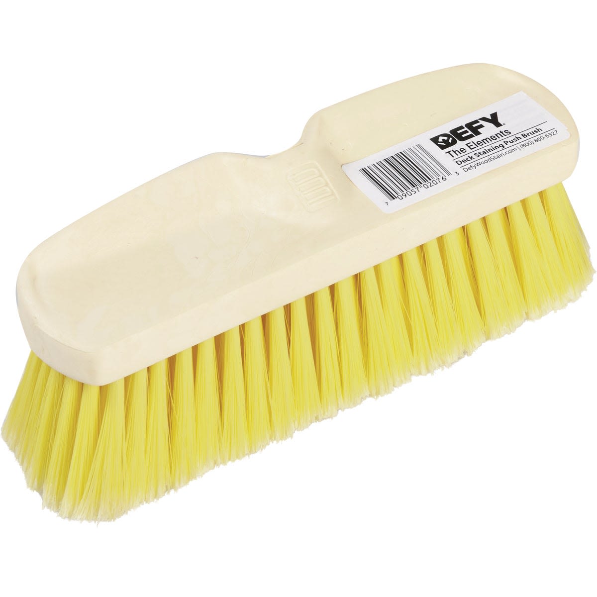 Defy flagged yellow-bristle push brush for deck staining in paint sprayers, brushes and supplies under $50 collections
