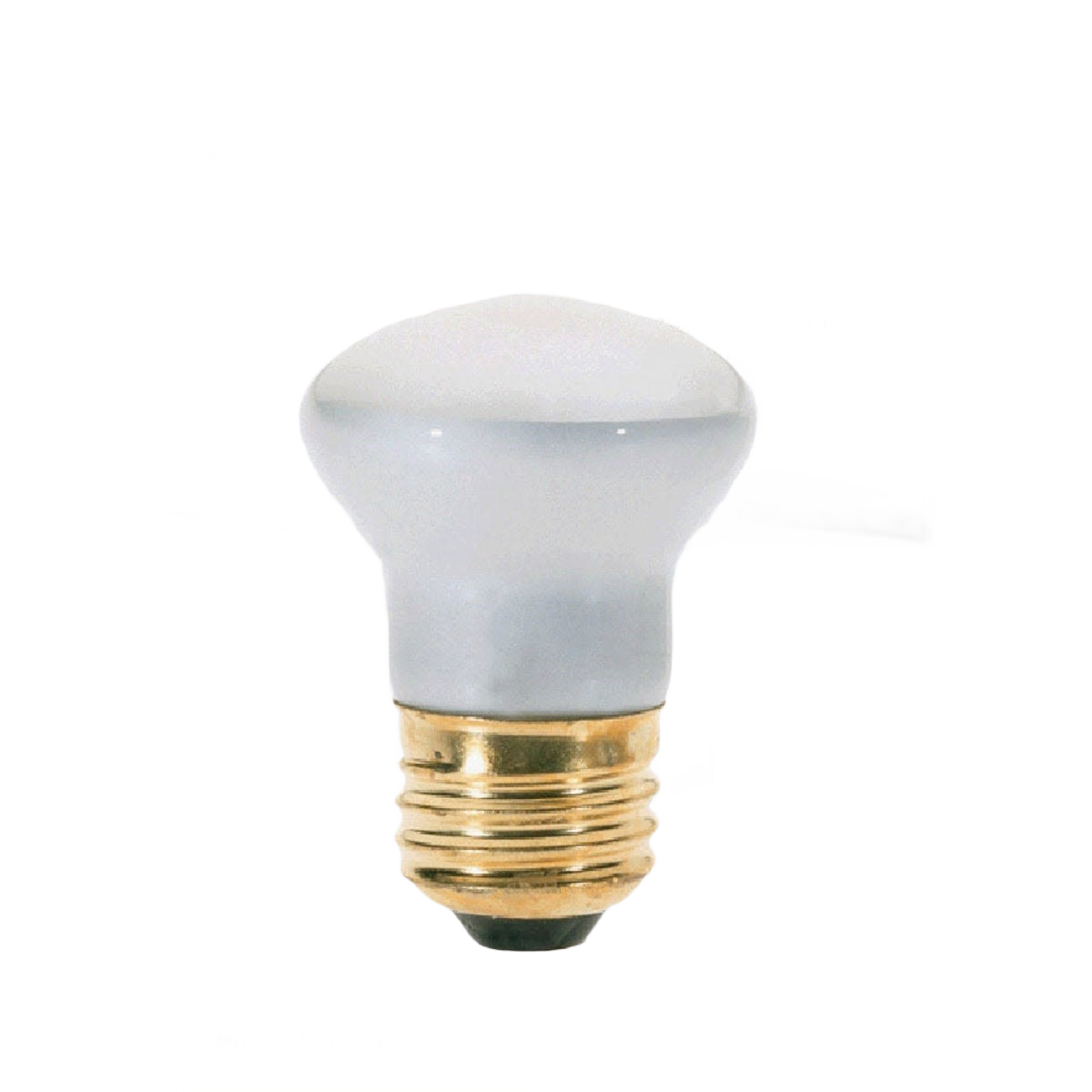 Frosted incandescent floodlight bulb with medium screw base, suitable for lighting and electrical home improvement projects