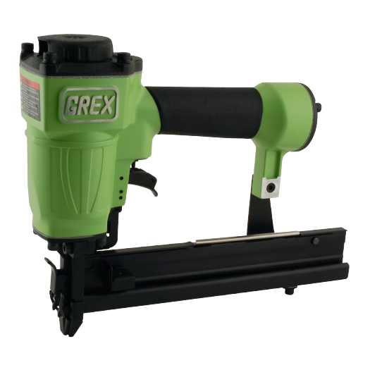 Green and black finish stapler tool designed for fastening in woodworking and hand tool collections