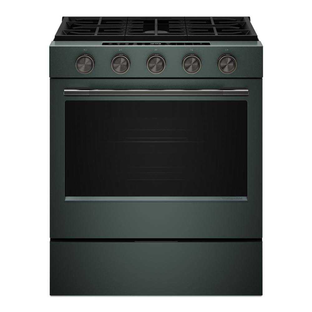 5.0 Cu. Ft. Smart Slide-in Gas Range with Convection Cooking Modes and 2-in-1 Burner
